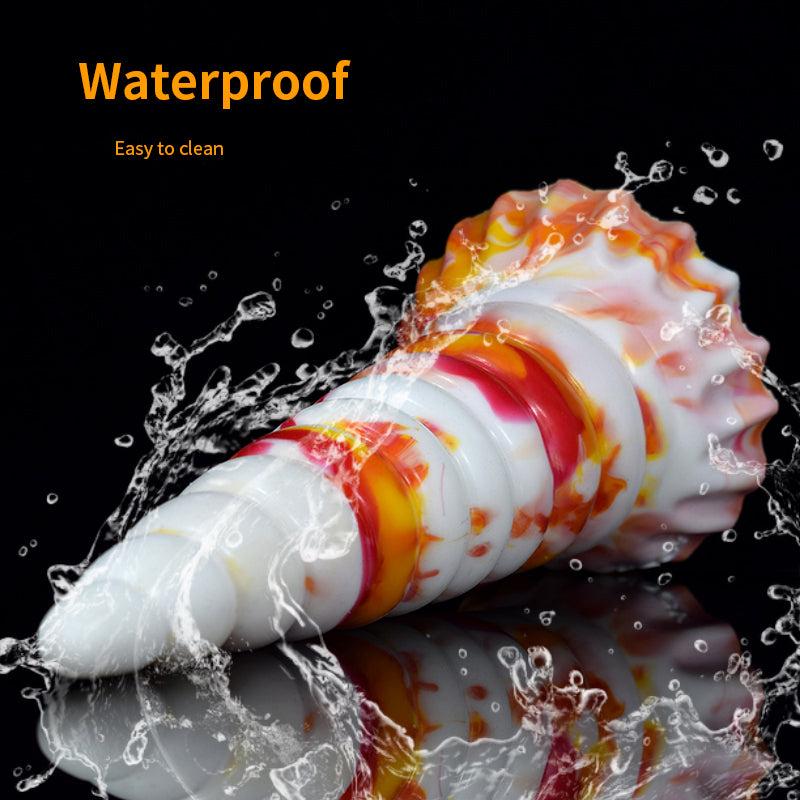 YOCY Silicone Spiral Colorful Anus Masturbate Dildo