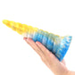 YOCY Silicone Spiral Colorful Anus Masturbate Dildo