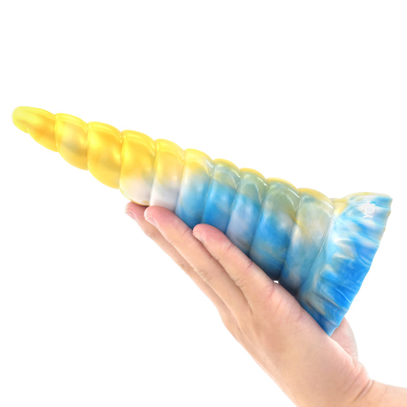 YOCY Silicone Spiral Colorful Anus Masturbate Dildo