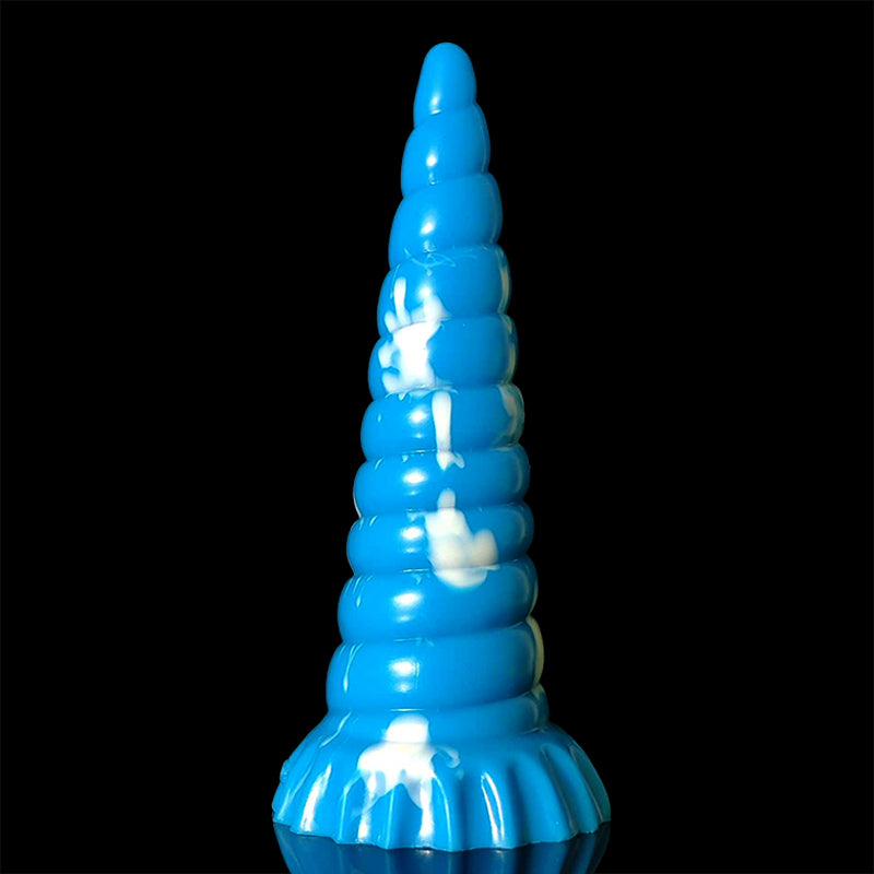 YOCY Silicone Spiral Colorful Anus Masturbate Dildo