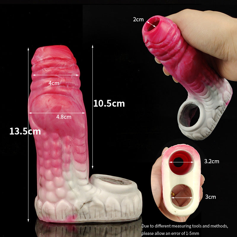 Wolf Knot Dildo Sleeve Penis Enlargement